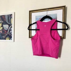 Lululemon SONIC PINK 💕 Invigorate Training Tank-Cropped, Racerback Size 4